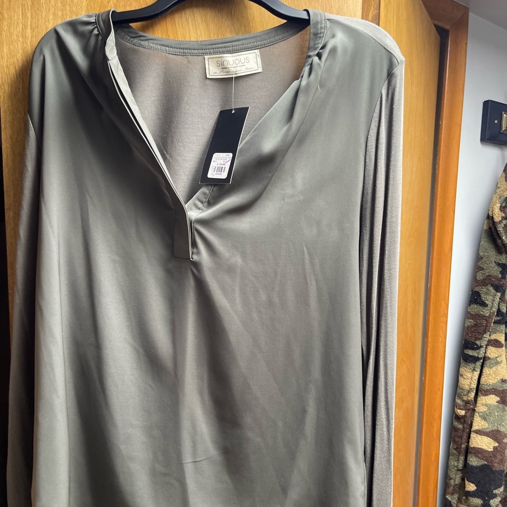 Sinuous dress blouse